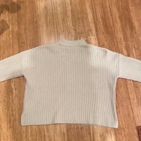 Madewell Cashmere Ribbed Mockneck Sweater - Picture 5 of 5